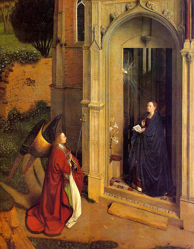 Jan Van Eyck The Annunciation  6 France oil painting art